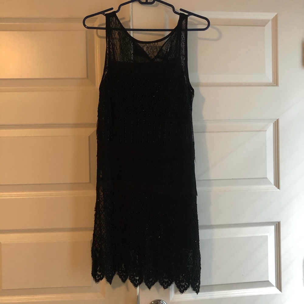 Black Beaded Dress